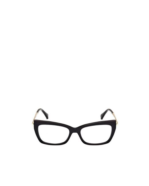 Max Mara White Cat-Eye Glasses