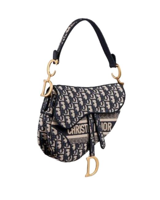 Dior White Saddle Bag
