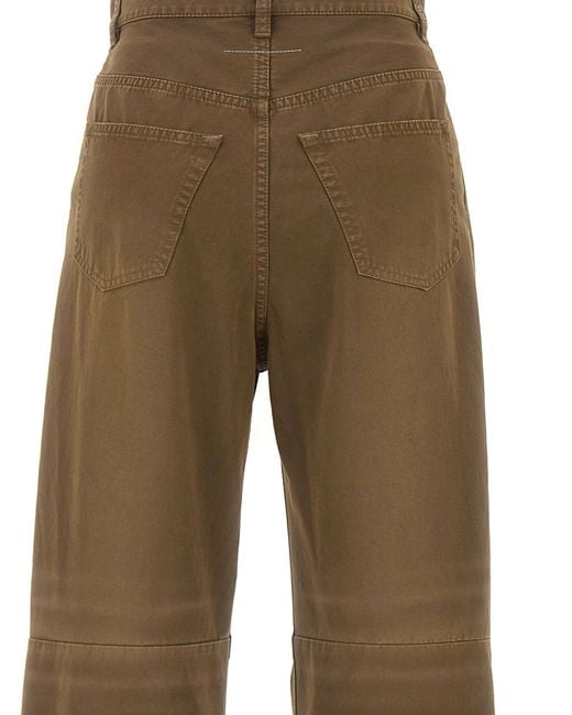 MM6 by Maison Margiela Natural Straight Leg Jeans
