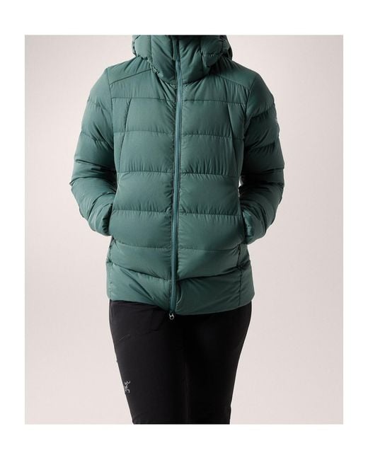 Arc'teryx Green Thorium Hooded Down Jacket