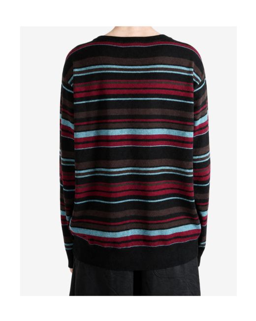 Dries Van Noten Gray Long-Sleeve Crew-Neck Sweater for men