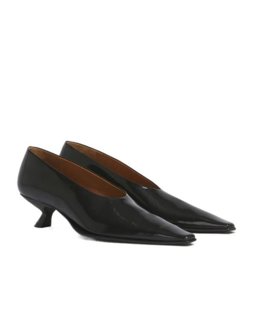 Marni Black Cindi Square-Toe Pumps