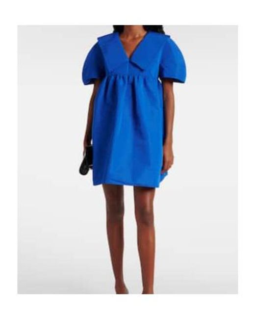 Nina Ricci Blue Faille Minidress