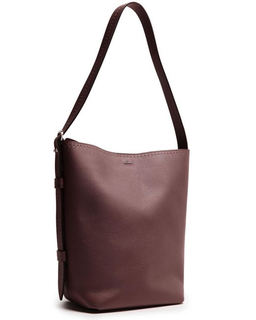 Max Mara Purple Logo Tote Bag