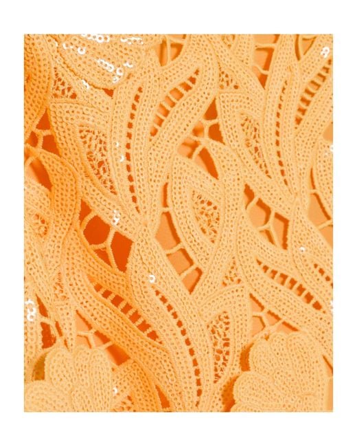 Jonathan Simkhai Metallic Marenna Embroidered Sequin Gown
