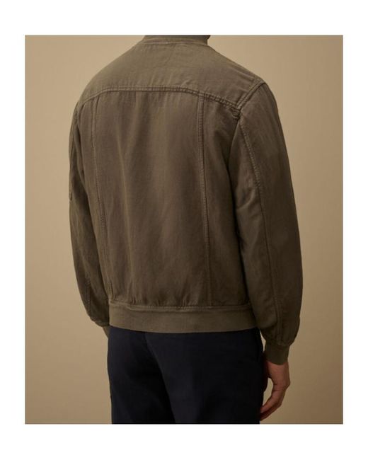 C P Company Green Lens-Detail Pocketed Jacket for men