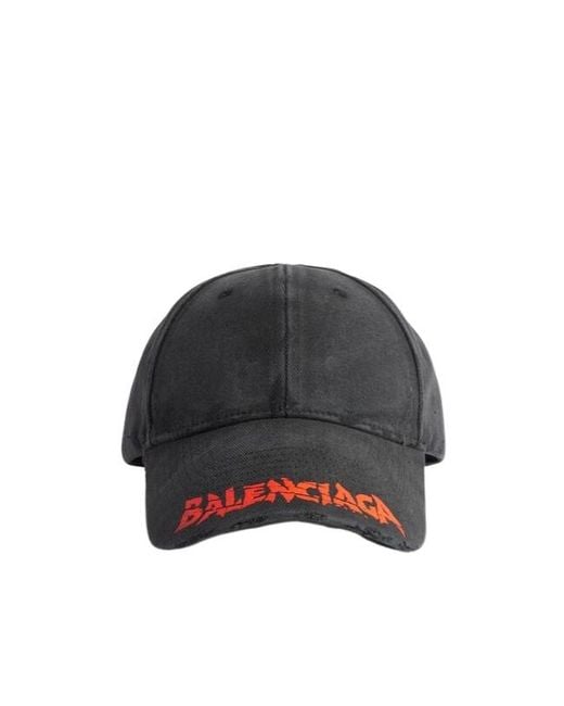 Balenciaga Gray Logo Detailed Cap for men