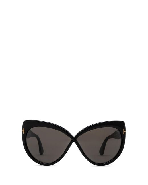 Tom Ford Black Eyewear Butterfly-Frame Sunglasses