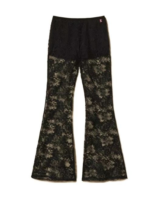 Twinset Black Lace Trousers