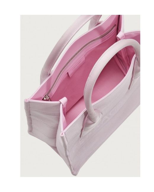 Ferragamo Pink Ferragamo Signature Small Tote Bag