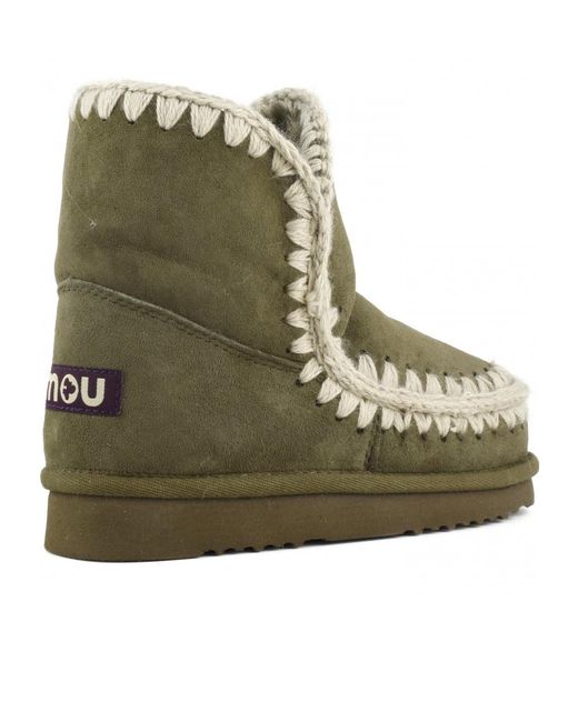 Mou Green Eskimo Ankle Boots