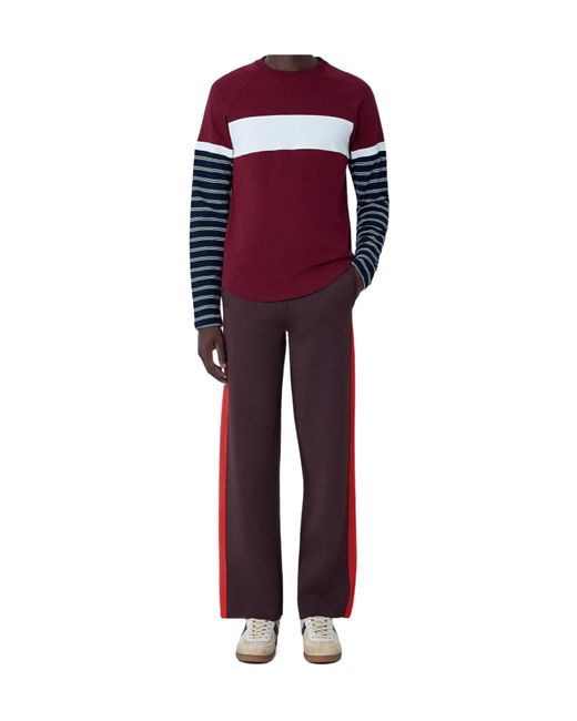 Wales Bonner Red Logo Motif T-Shirt for men