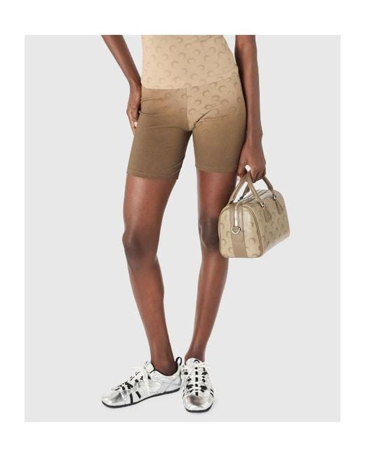 MARINE SERRE Natural Moon Pattern Shorts