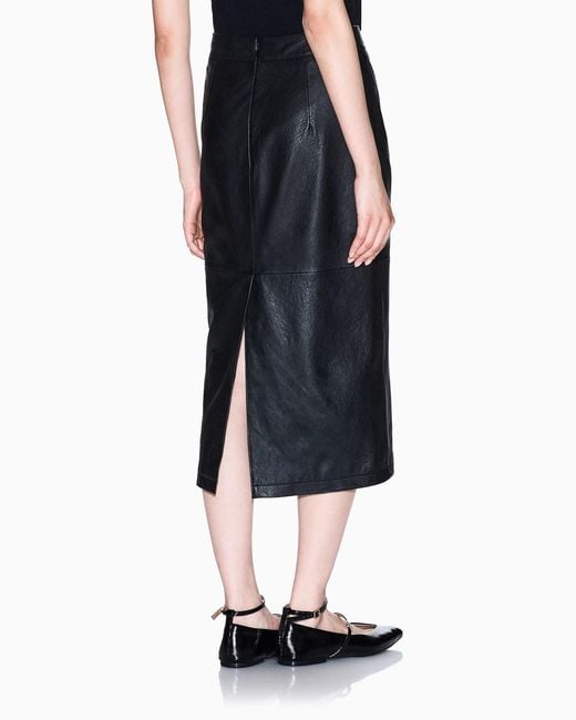 ARMANI EXCHANGE Black Zipper Skirt