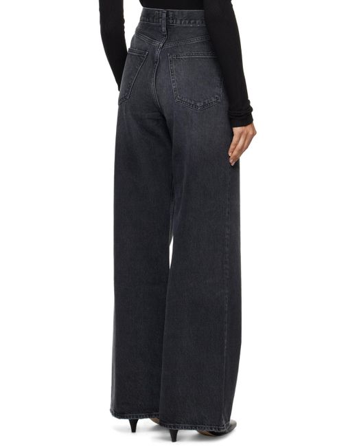 Agolde Blue Dame Straight Leg Jeans