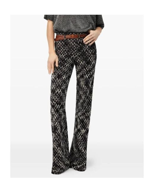 Missoni Black Flame Lace Palazzo Pants