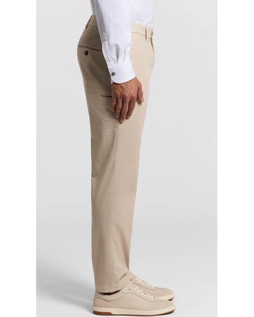 Peserico Natural Gabardine Chino Trousers for men