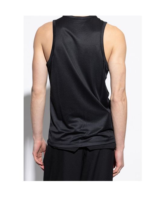 Courreges Blue Courrèges Crewneck Football Tank Top for men