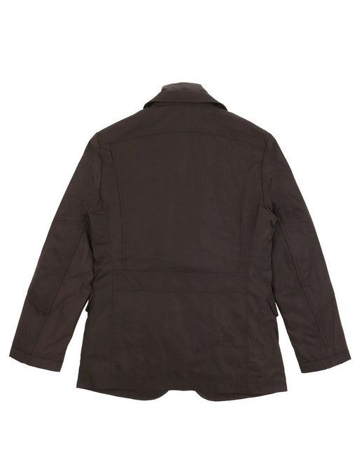 Boss Brown Single-Breasted Casual Jacket for men