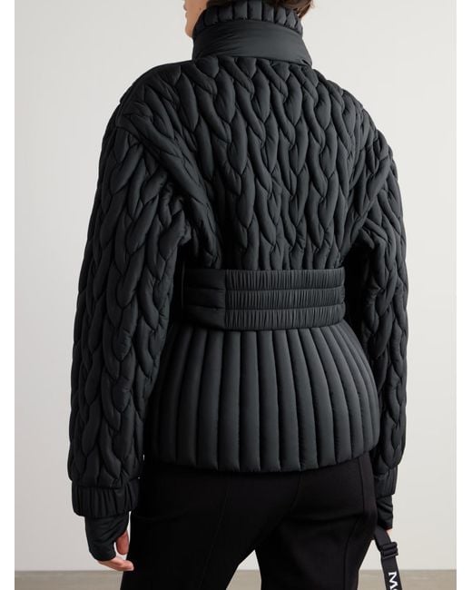 Moncler Black Long-Sleeved Down Jacket