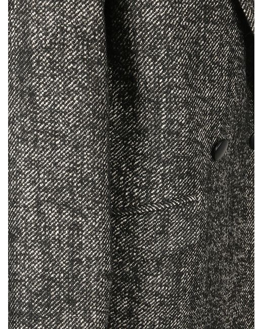 Tagliatore Gray Long-Sleeved Coat