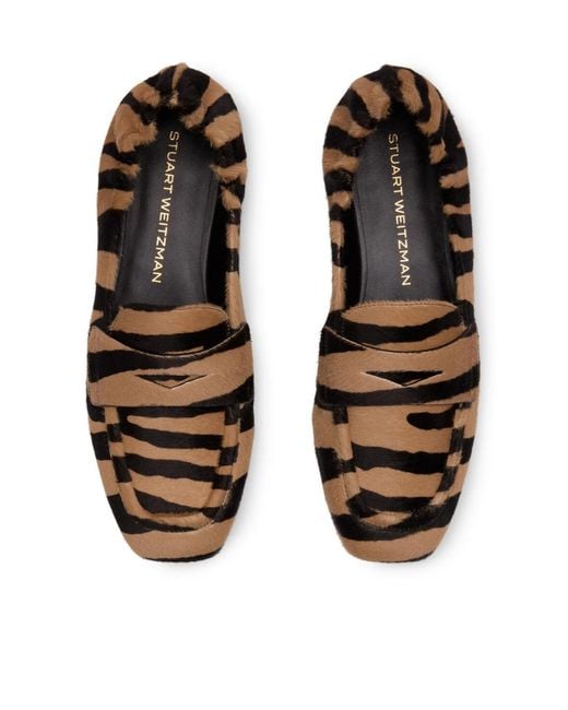 Stuart Weitzman Brown Bryant Loafer