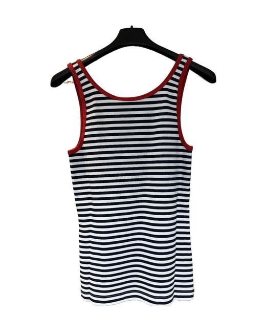 Gucci Blue Striped Vest
