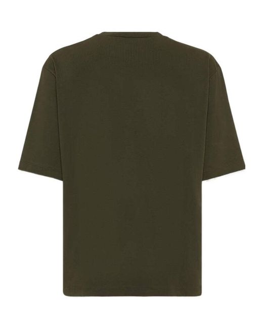 DSquared² Green Logo Printed Crewneck T-Shirt for men