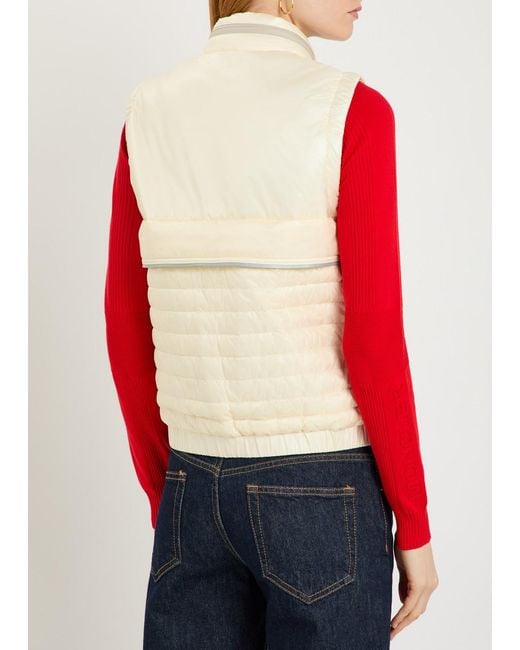 Moncler Natural Gumiane Padded Shell Gilet