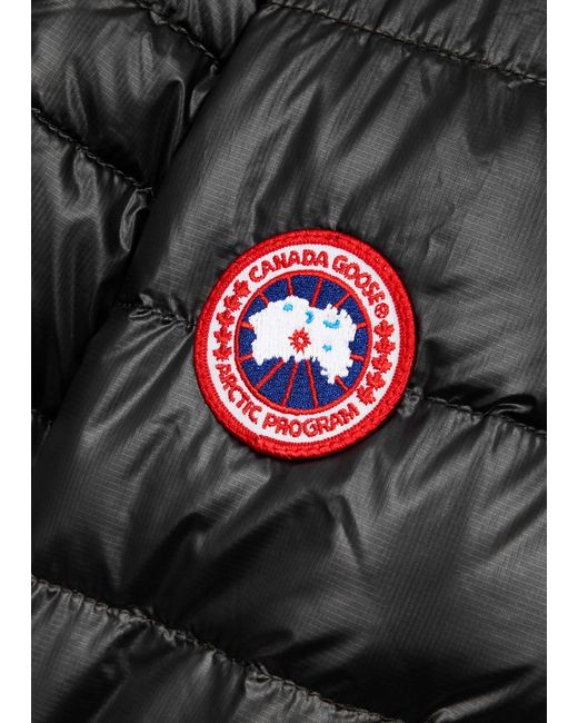 Canada Goose Black Hybridge Lite Hooded Shell Jacket for men