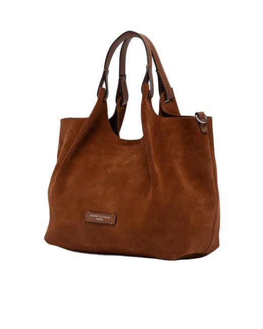 Gianni Chiarini Brown Dua Handbag