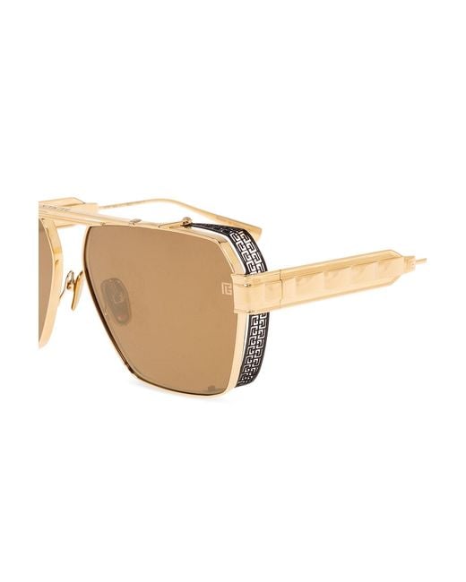 Balmain Multicolor Logo Sunglasses for men