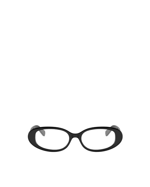 Céline White Full Frame Plain Mirror