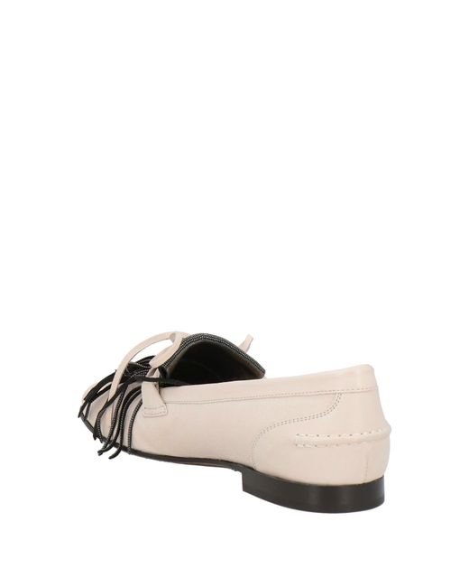 Brunello Cucinelli Gray Stylish Tassel Loafers