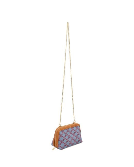 Céline Blue Clutch On Chain