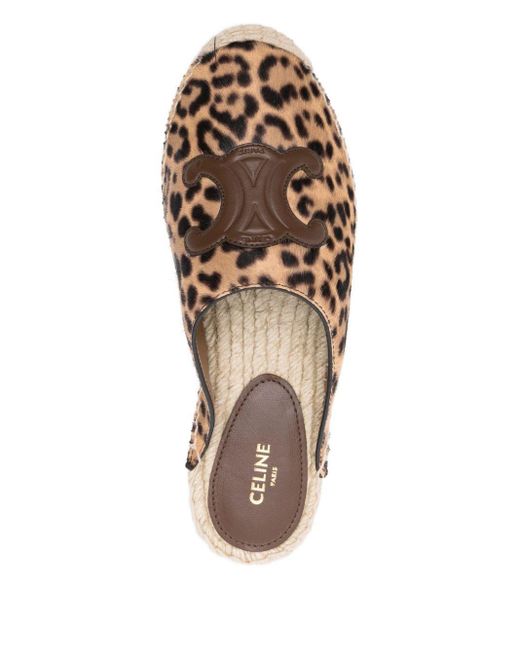 Céline Brown Les Espadrilles Mule
