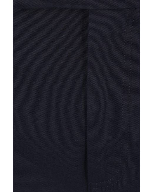 Thom Browne Blue Multi-Pocket Cotton Trousers for men