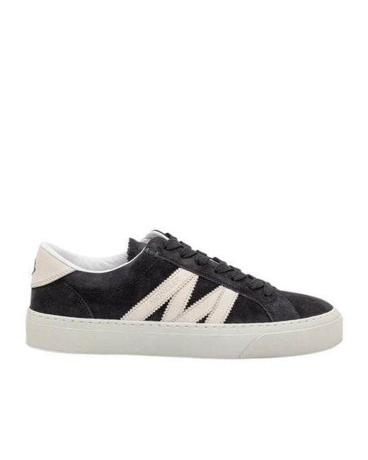 Moncler Black Monaco2 Sneakers for men