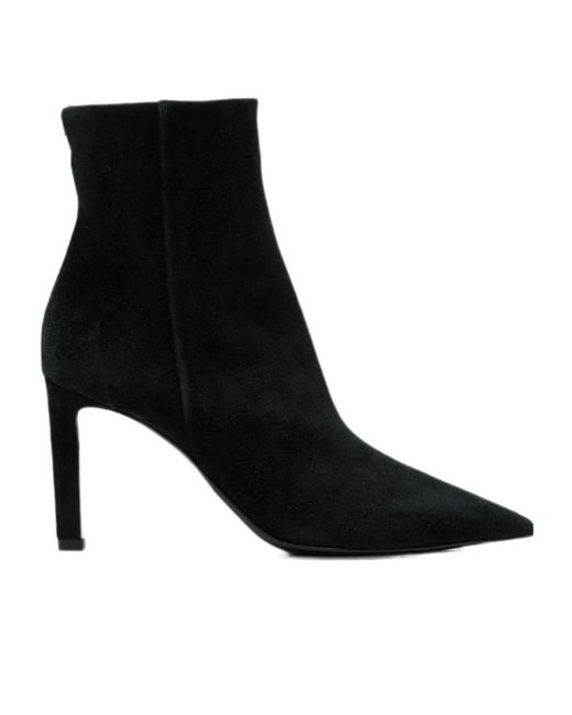 Jimmy Choo Black Frankie Ab Pointed-Toe Ankle Boots