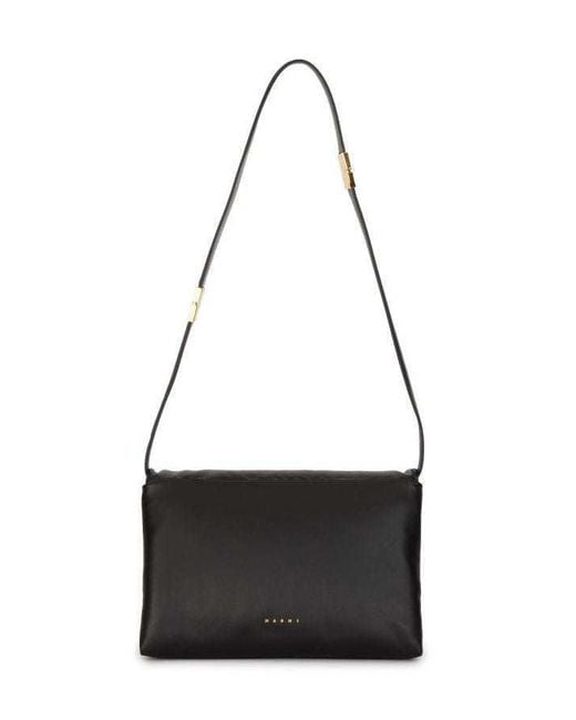 Marni Black Prism Large Shoulder Bag