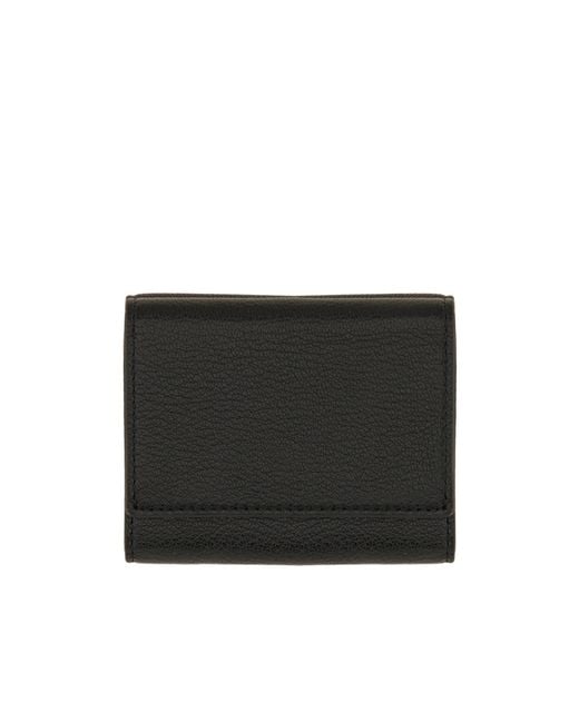 Anya Hindmarch Black Eyes Compact Wallet