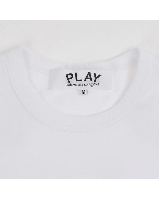 Comme des Garçons White Long-Sleeved T-Shirt for men
