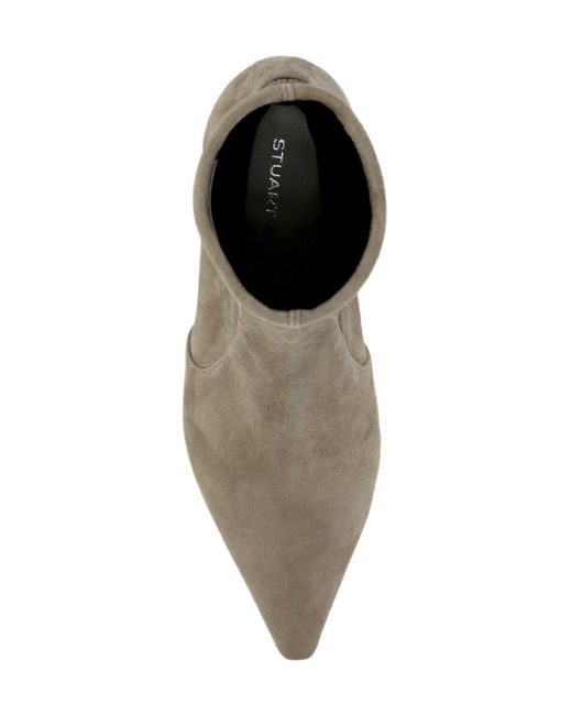Stuart Weitzman Green Stiletto Ankle Boots