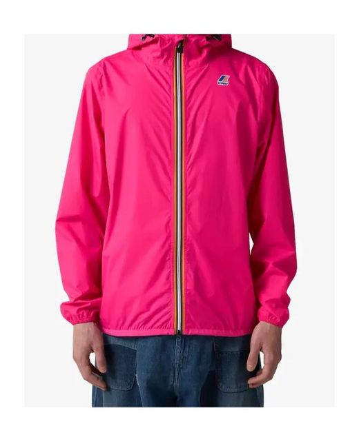 K-Way Pink Jake Plus 2 Jacket for men