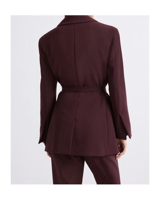 Marella Red Belted Cady Jacket