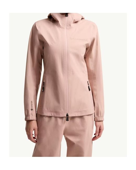 Moncler Pink Grenoble Valles Hooded Jacket