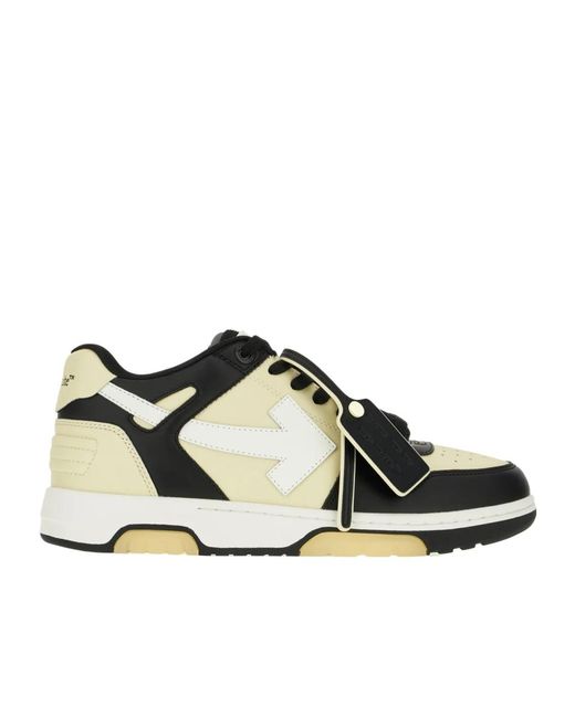 Off-White c/o Virgil Abloh Black Out Of Office Glow-In-The-Dark Sneakers for men