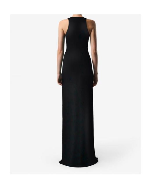 Coperni Black Cut-Out C-Logo Dress