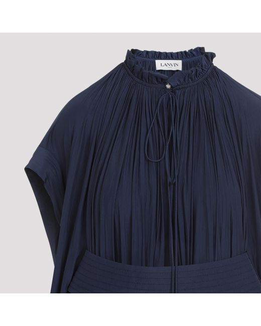 Lanvin Blue Mini Dress