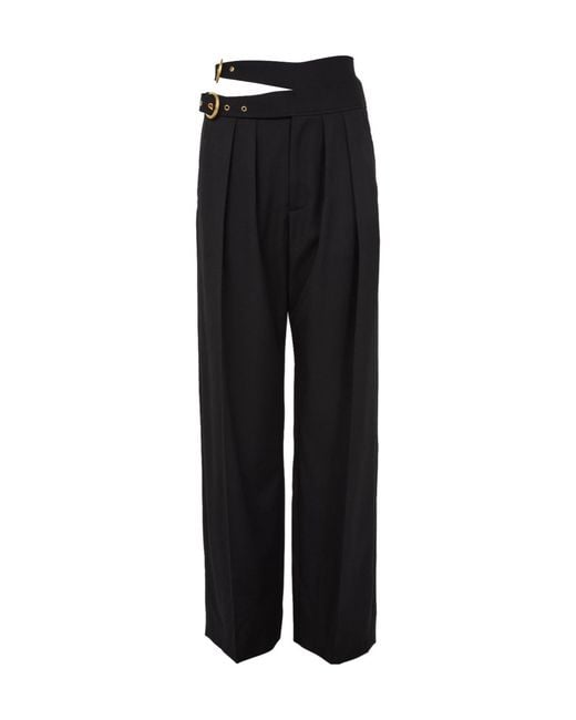 Chloé Black Pleated Casual Pants